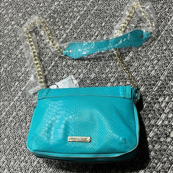 Danielle Nicole | Teal Peyton Shoulder Bag - Picture 9 of 16